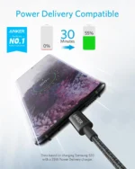 A8753H11 Anker New Nylon USB-C to USB-C 2.0 Cable 6ft