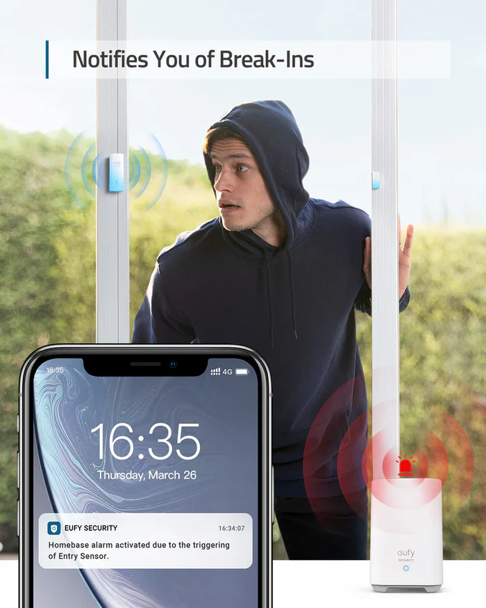 Eufy Security Alarm 5 piece kits Eufy Security Alarm 5 piece kits