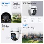 Outdoor Pan/Tilt Security Wi-Fi Camera C520