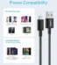 Anker Nylon USB-C to USB-A 2.0 Cable  (6FT)