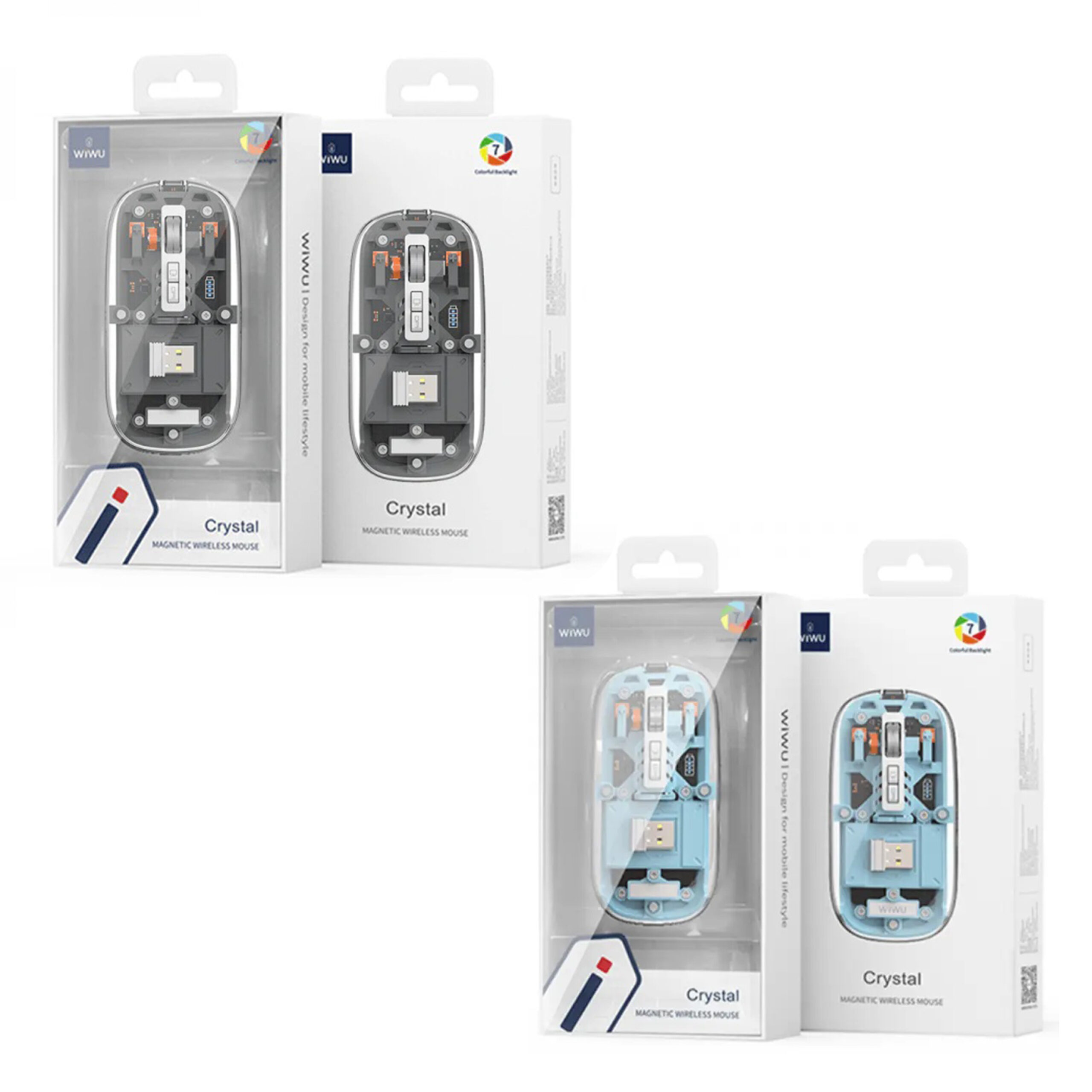 Wireless Mouse Dual Bluetooth + 2.4Ghz Wireless Mouse Dual Bluetooth + 2.4Ghz