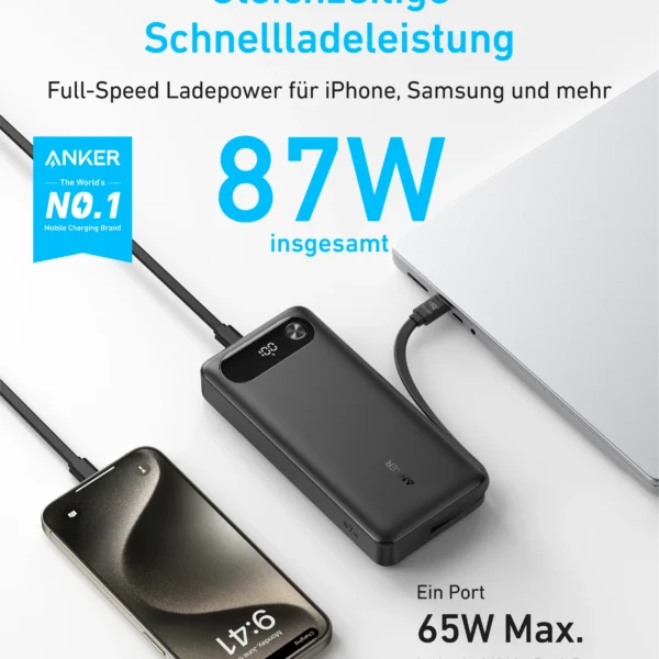 Anker Power Bank ( 20K 87W )