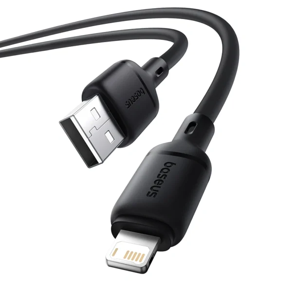 Baseus Silky Series Fast Charging Cable , USB to Ip , 1m in m2