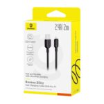 Baseus Silky Series Fast Charging Cable , USB to Ip , 1m in m2