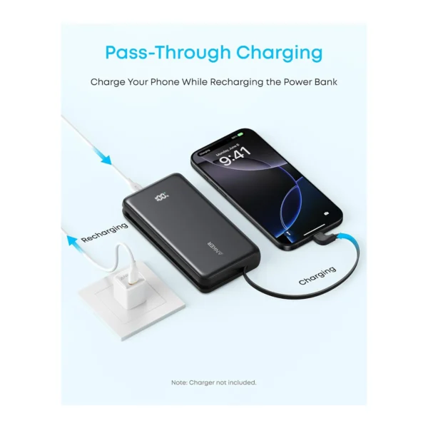 Anker Zolo Power Bank 20,000mAh 22.5W Fast Charging