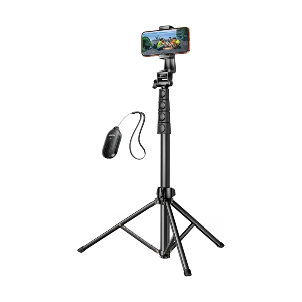 UGREEN 70 inch Aluminum Phone Tripod with Bluetooth Remote