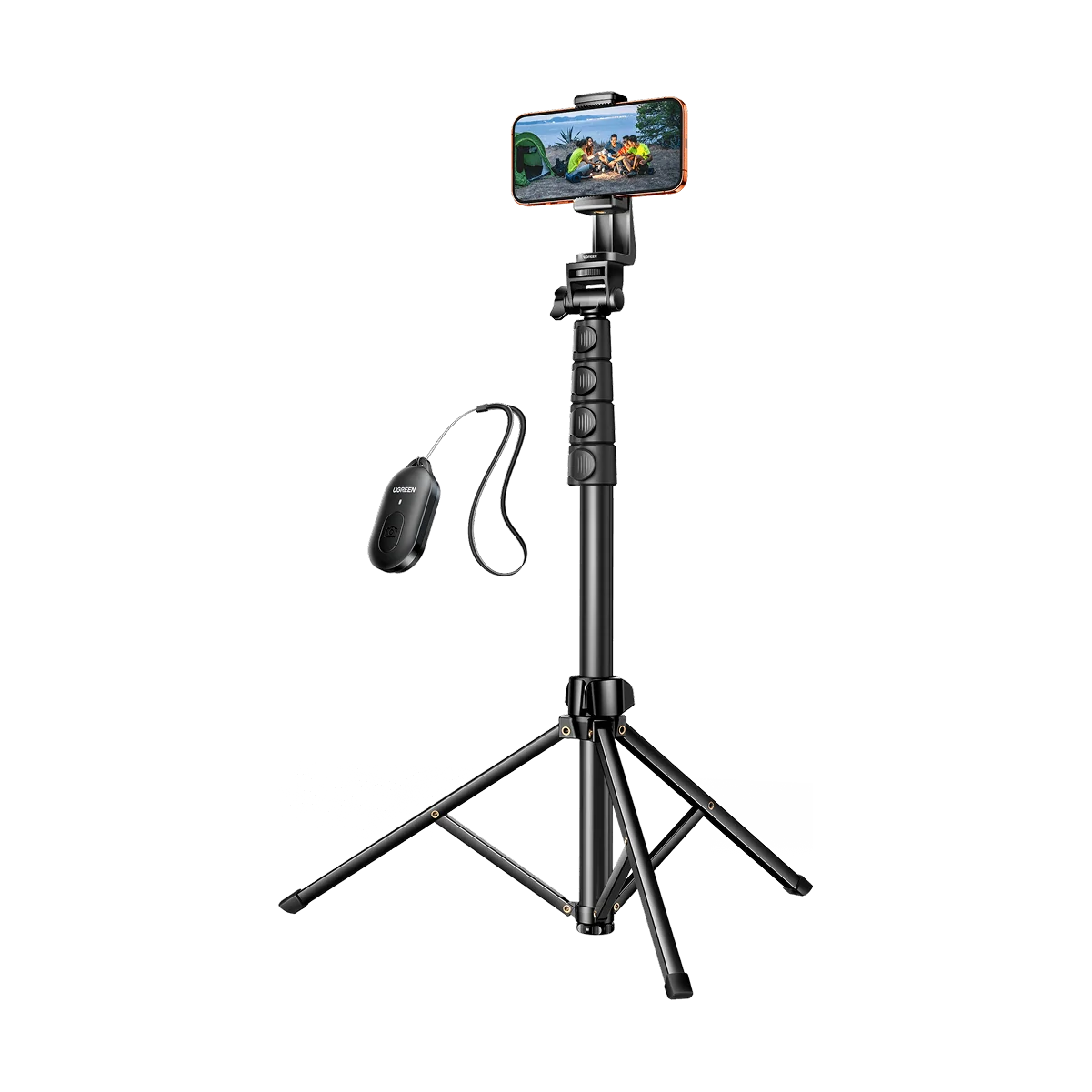 797357700ac623d7a0f1fb5a5e3b5880 UGREEN 70 inch Aluminum Phone Tripod with Bluetooth Remote