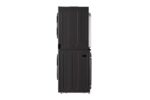 Single Unit Front Load 17/16KG LG Wash Tower with Centre Control Black Steel Color - Image 3
