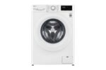 Front Load Washer 8KG AI Direct Drive Motor 1200 RPM Steam White Color
