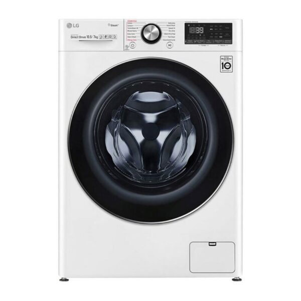 Front Load Washer & Dryer 10.5/7KG AI DD TurboWash 360 White Color