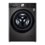 Front Load Washer & Dryer 12/8KG AI DD TurboWash 360 Black Steel Color