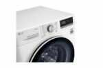 Front Load Washer 9KG AI Direct Drive Motor Steam White Color
