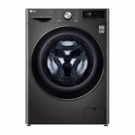 Front Load Washer & Dryer 9/6 KG AI DD TurboWash 360 Black Steel Color