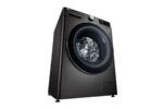 Front Load Washer & Dryer 9/6 KG AI DD TurboWash 360 Black Steel Color