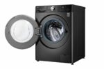 Front Load Washer & Dryer 12/8KG AI DD TurboWash 360 Black Steel Color