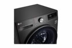 Front Load Washer & Dryer 9/6 KG AI DD TurboWash 360 Black Steel Color