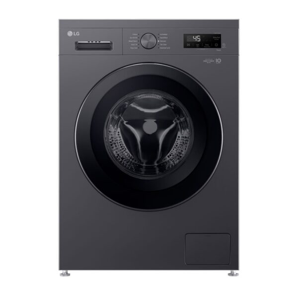 Front Load Washer 8KG Direct Drive Motor Smart Diagnosis Silver Color