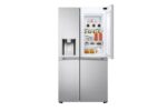 LG Door-in-Door ThinQ Side By Side 674 L Gross Capacity Refrigerator UV Nano Linear Cooling ThinQ in Silver Color - Image 4